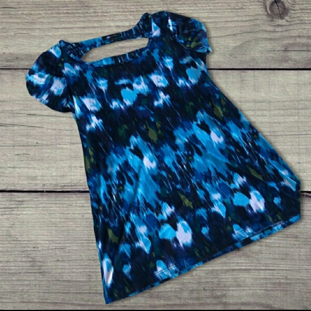 AB Studio women's cap sleeve top